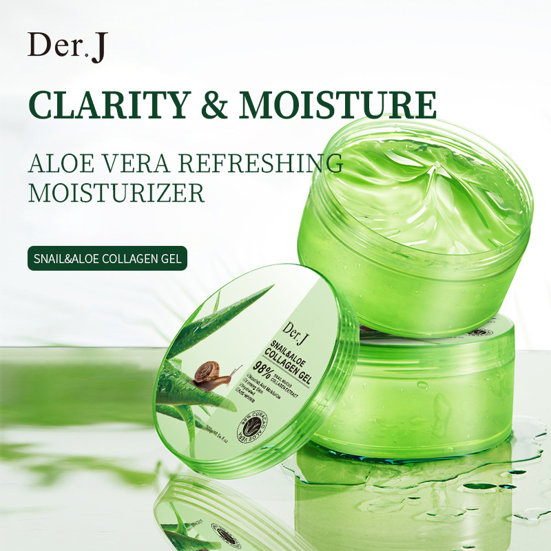 Snail Cream Gel - Gel de collagène à l'aloe vera