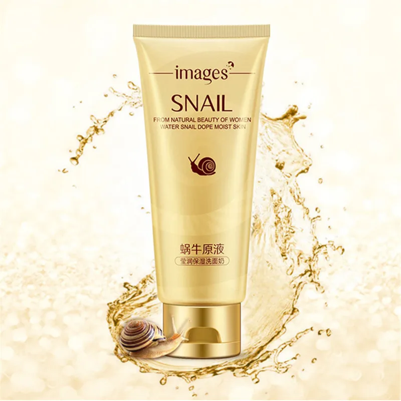 Snail Cream Gel - IMAGES-Gel nettoyant à l'essence d'escargot, nettoyage