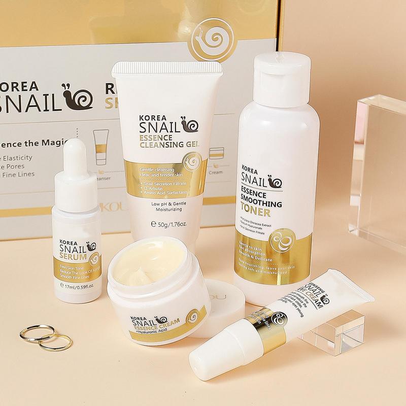 Kit de soins pour la peau au c - Snail Cream Gel avis et prix
