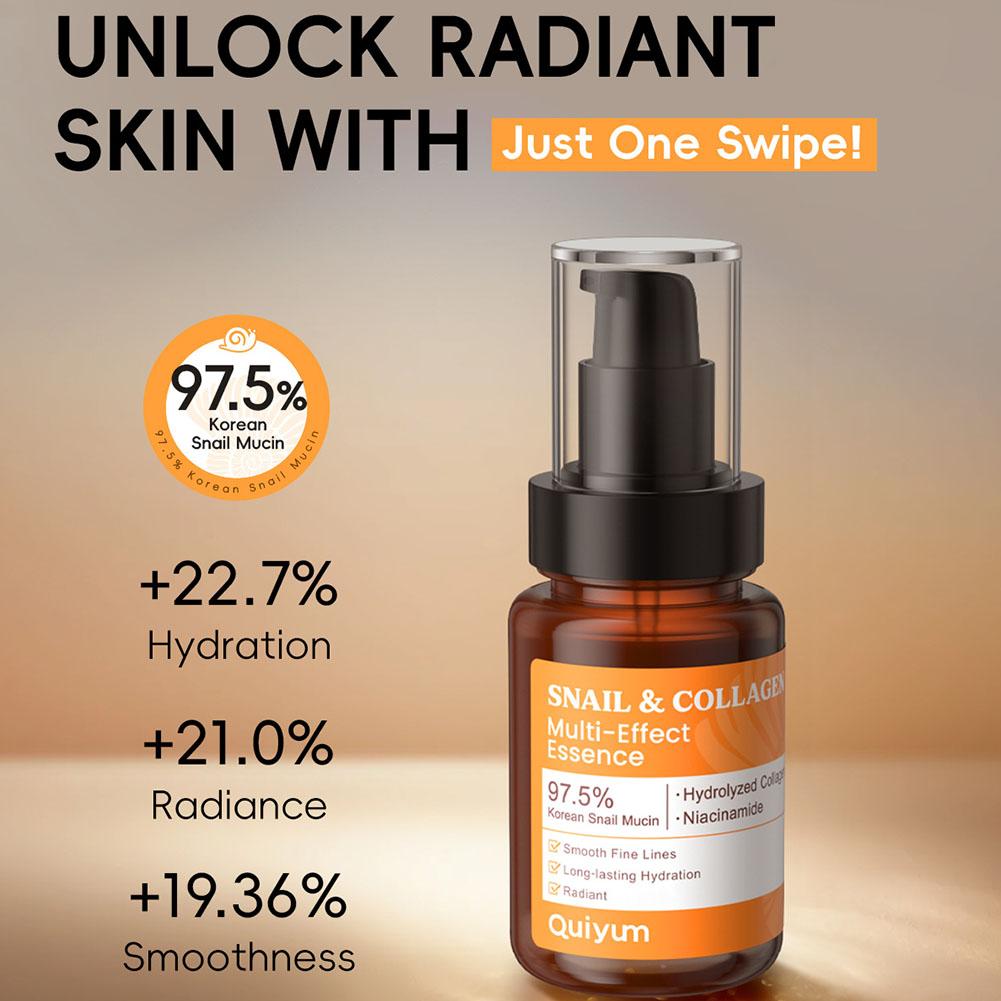 Ensemble de soins du visage Qu - Snail Cream Gel avis et prix