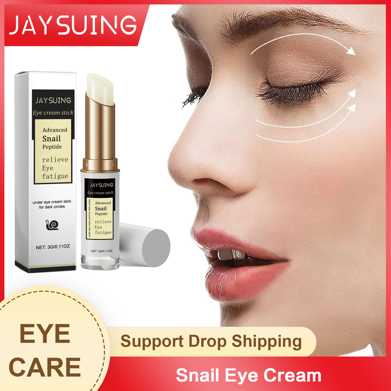 Crème pour les yeux d'escargot - Snail Cream Gel avis et prix
