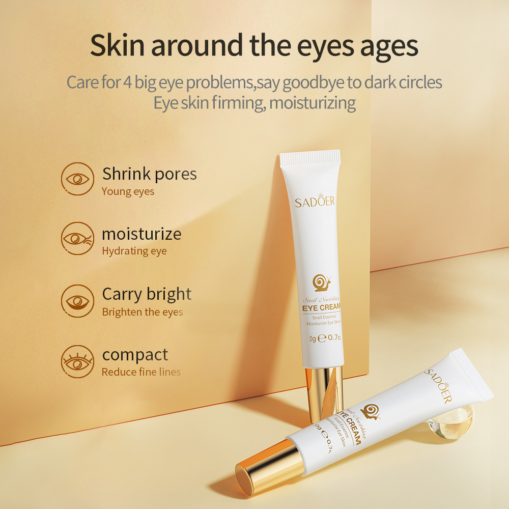 SADOER crème pour les yeux d'e - Snail Cream Gel avis et prix