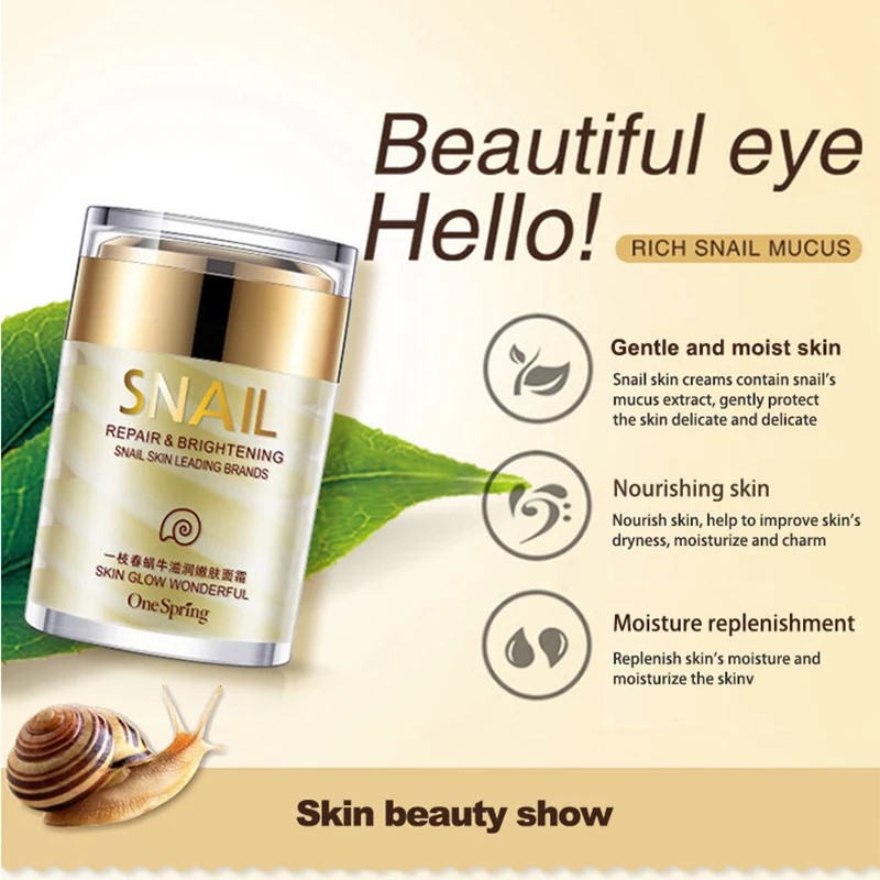 Crème d'escargot blanchissante - Snail Cream Gel avis et prix