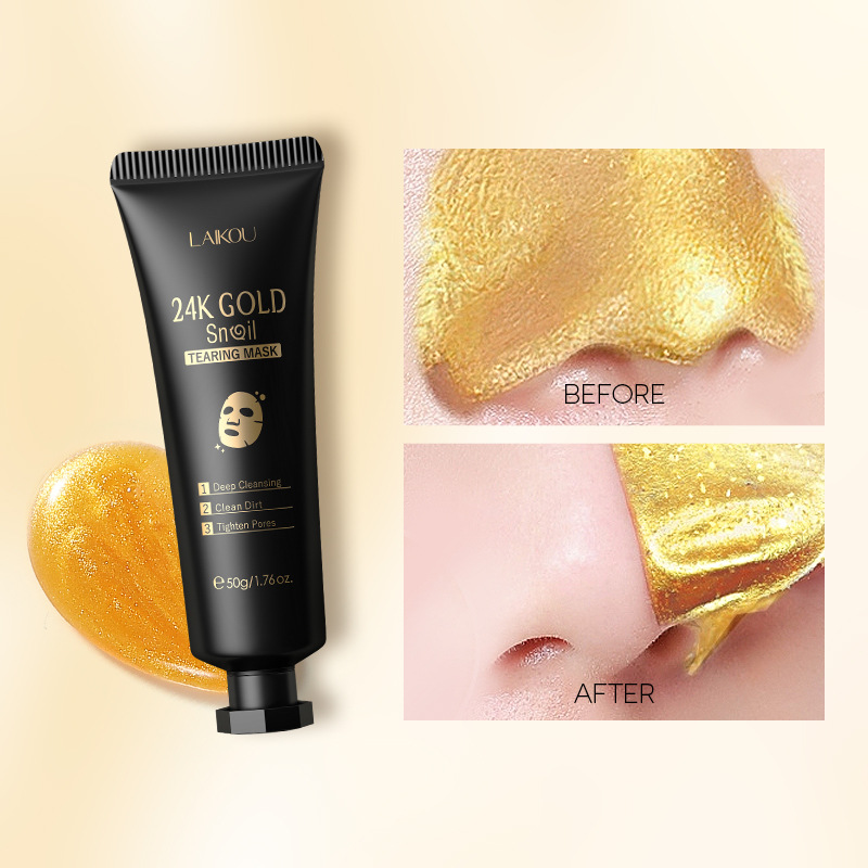 LAIKOU 24K or Sakura Peeling m - Snail Cream Gel avis et prix