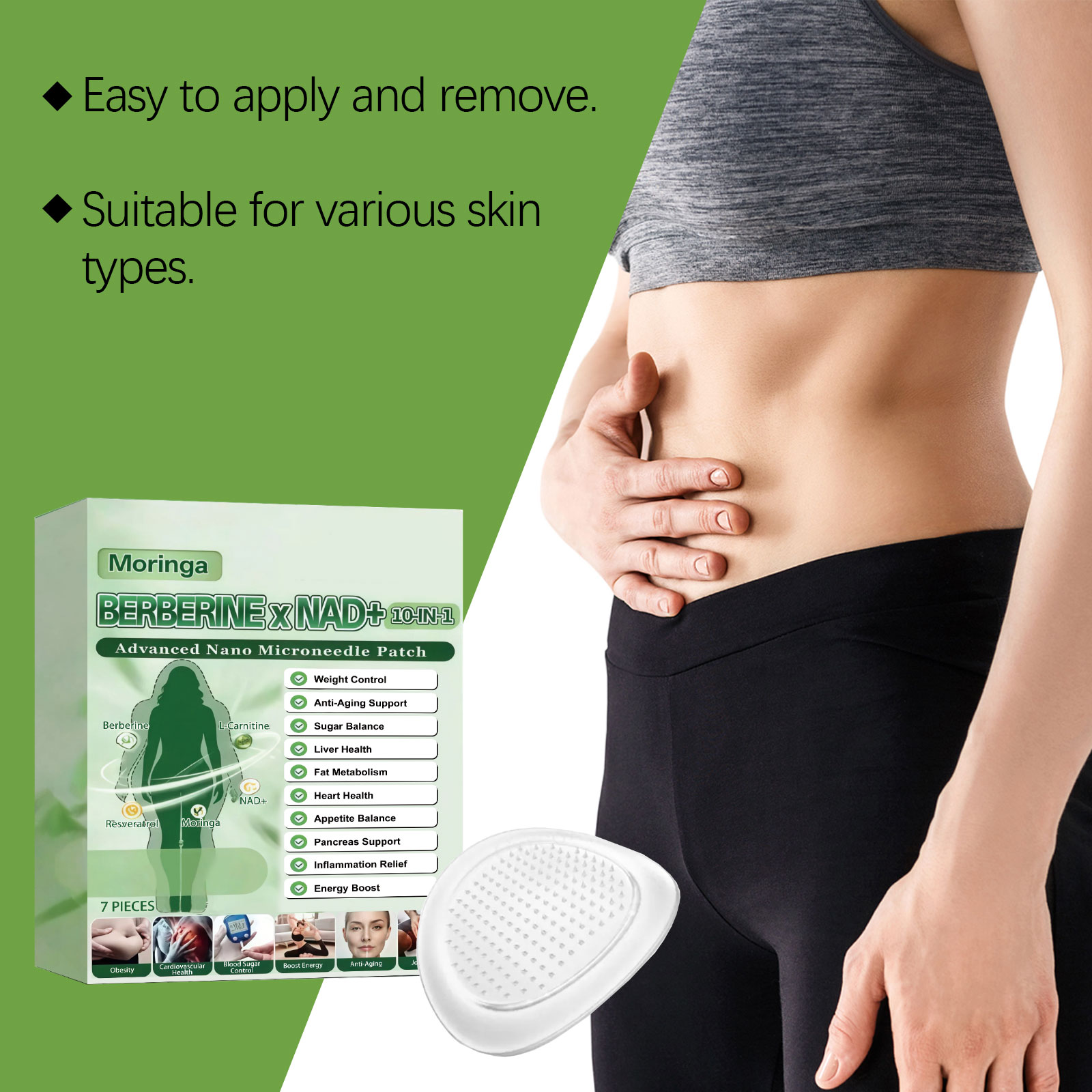 Patch Microneedle 10-en-1 Nuit - Skincare China avis et prix