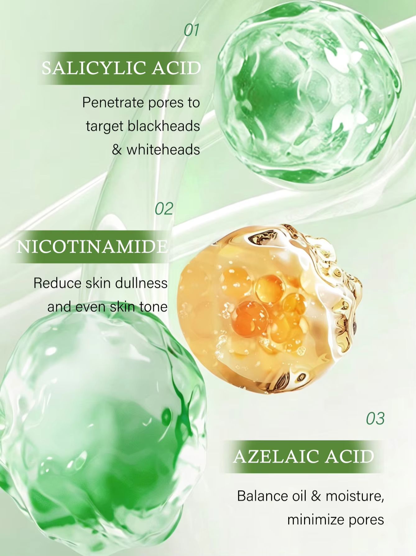 Masque nettoyant à l'acide sal - Skincare China avis et prix